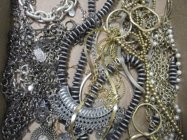 Silver and Gold Tone Fashion Jewelry Necklaces and Bracelets - 3