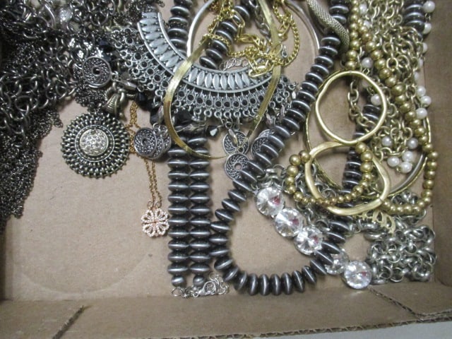 Silver and Gold Tone Fashion Jewelry Necklaces and Bracelets - 4