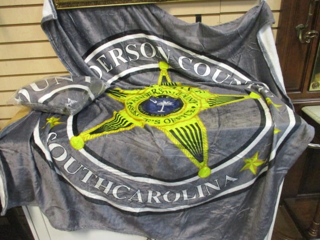 Two New Anderson County South Carolina Sheriff Department Plush Throws (1 of 6)