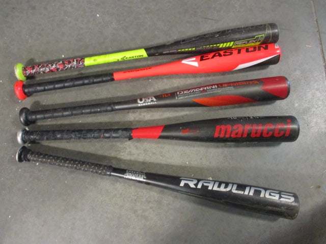 Five 27" Aluminum Baseball Bats (1 of 6)
