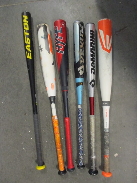 Six 30"+ Aluminum Baseball Bats (1 of 6)