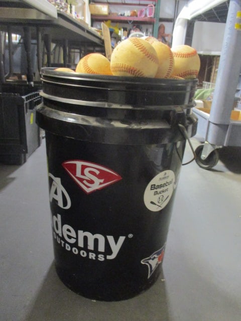 5 Gallon Bucket of Scuffed Practice Baseballs (1 of 6)