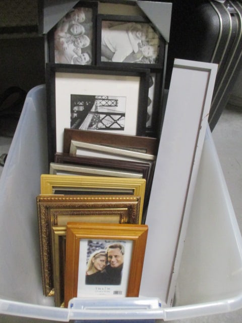 Grouping of Photo Frames in Tote (1 of 5)