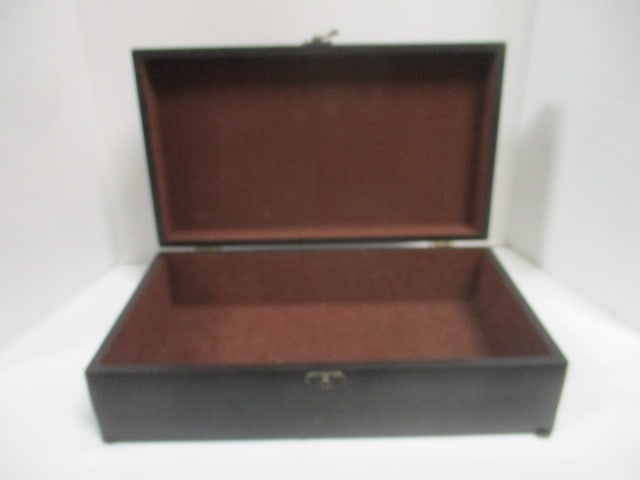 Lined Wood Jewelry Box - 3