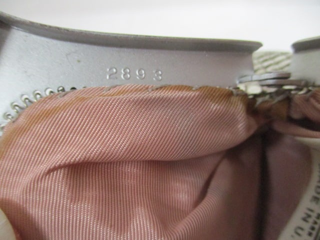 Vintage Whiting & Davis Silver Tone Metal Mesh Evening Bag - 7