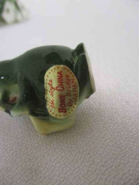 Vintage Bridge Hi Style Bone China Miniature Frog "Rag Time Band" Figurines - 6