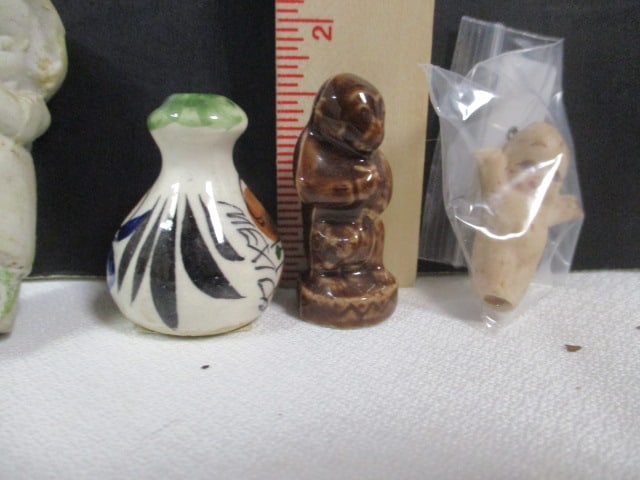 Vintage Miniatures-Wade Stricker, Mexican Pottery Vase, NC Pottery Jug/Cup, - 4