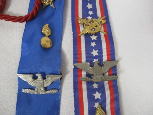 Grouping of Civil Group, Military and Sporting Pins and Medallions - 6