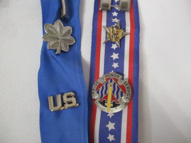 Grouping of Civil Group, Military and Sporting Pins and Medallions - 8