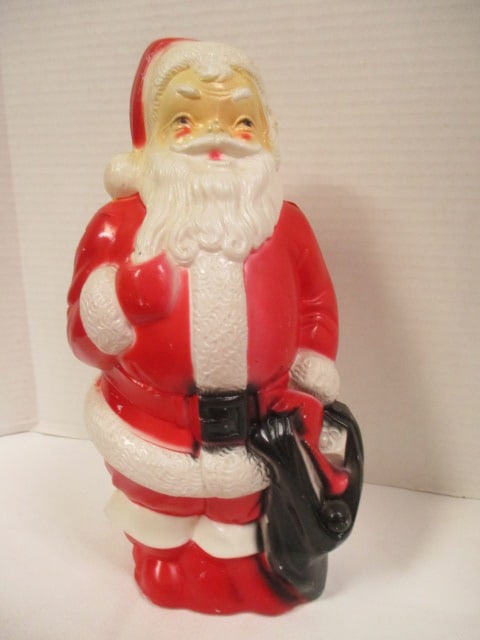1968 Empire Plastic Table Top Blow Mold Santa (1 of 10)