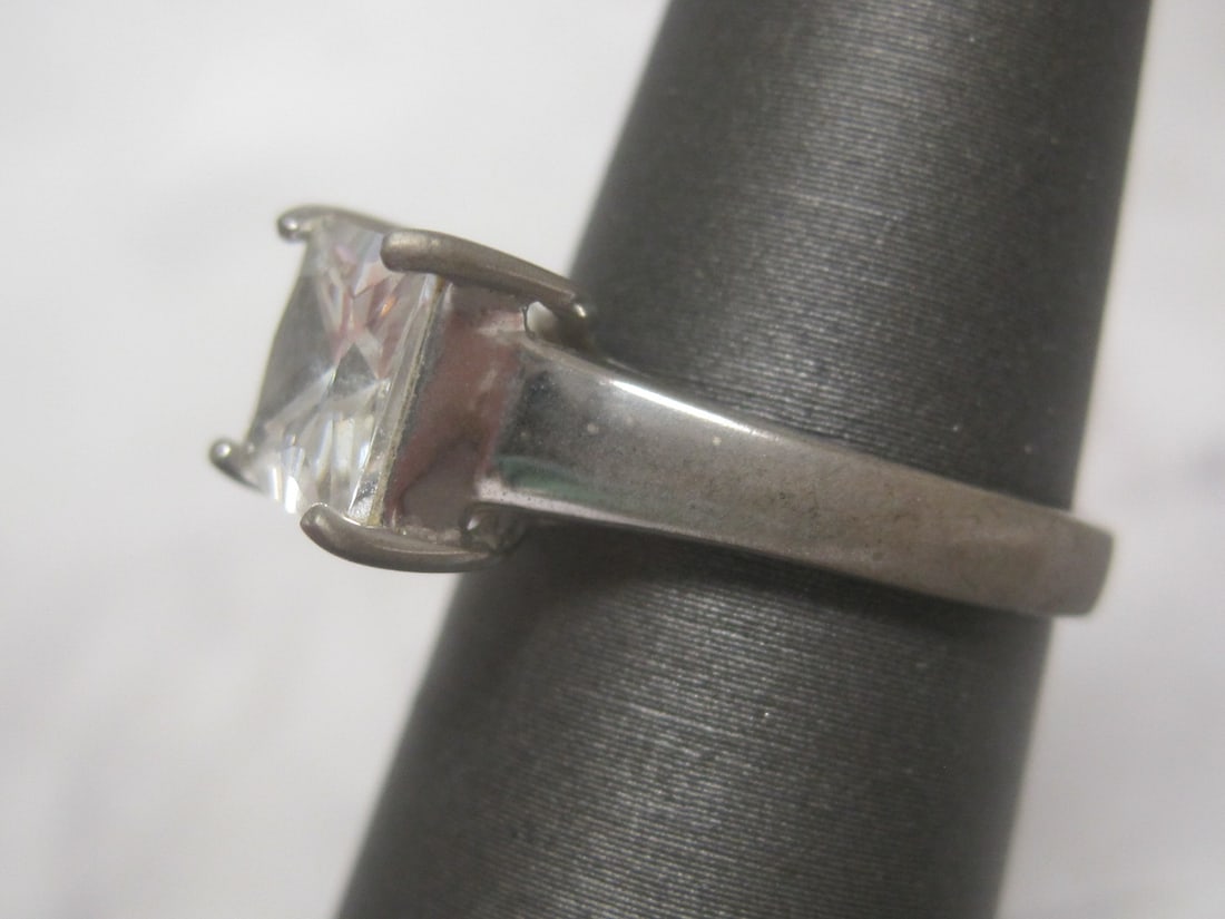 Sterling Silver CZ Ring - 2