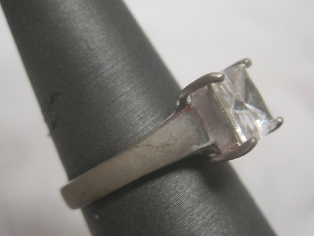 Sterling Silver CZ Ring - 3