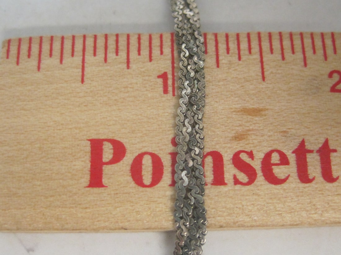 24" Sterling Silver Braided Chain - 5
