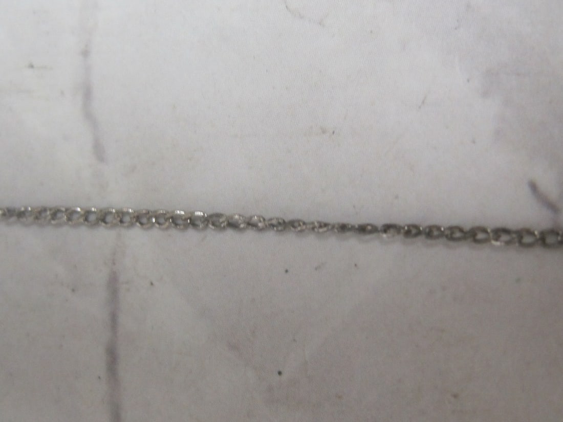 Sterling Silver Locket on 18" Sterling Silver Chain - 4
