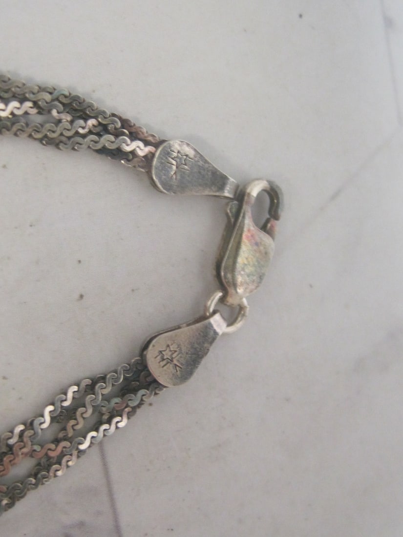 20" Sterling Silver Braided Chain - 3