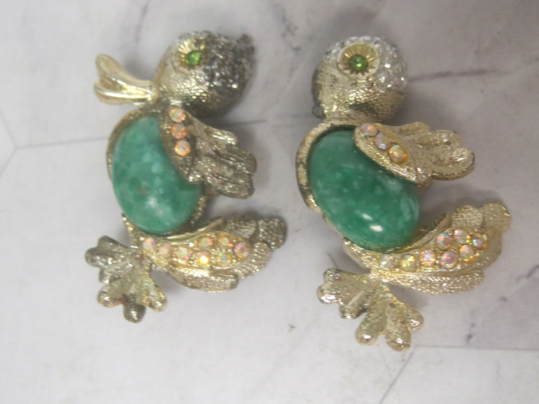 Lot of 2 Rare Vintage Jelly Belly Scatter Pin Birds (1 of 6)