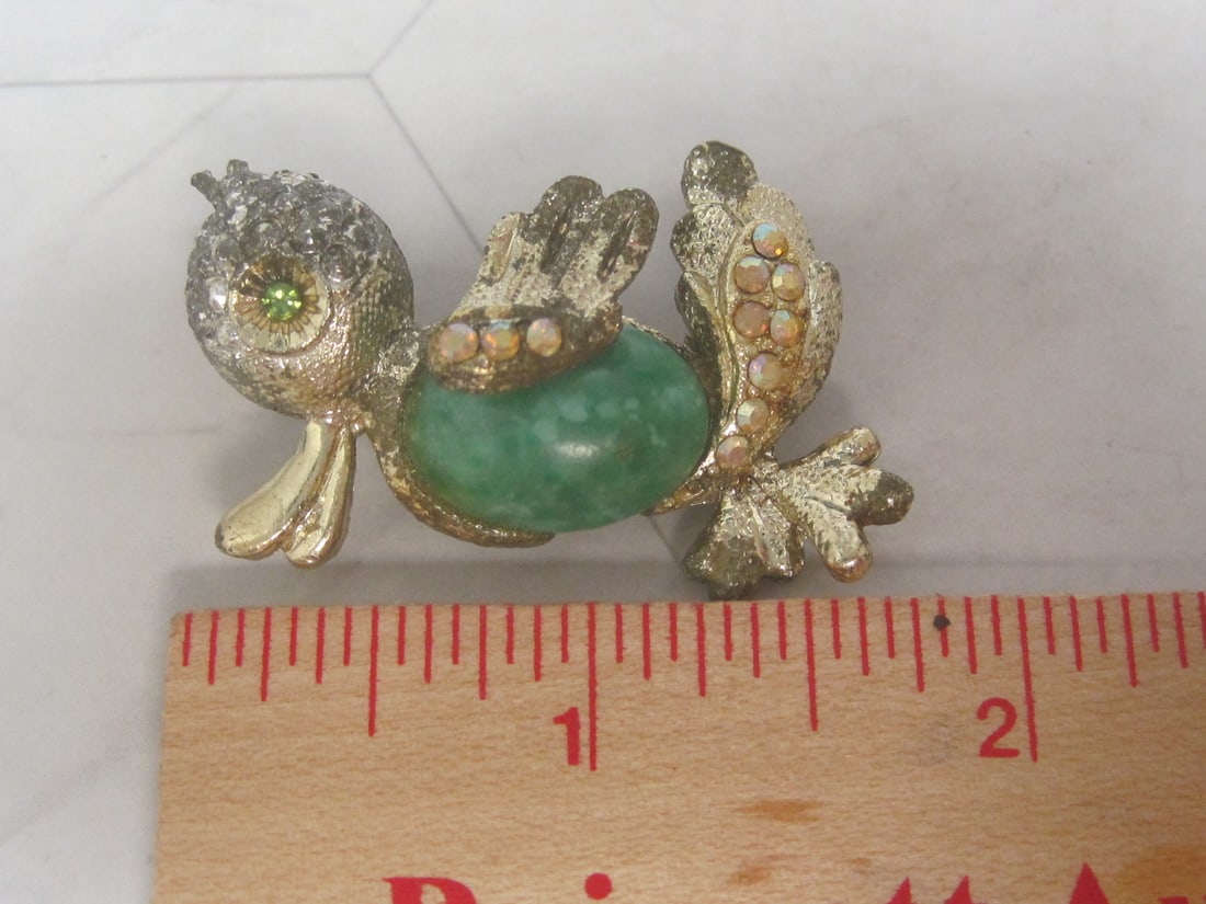 Lot of 2 Rare Vintage Jelly Belly Scatter Pin Birds - 6