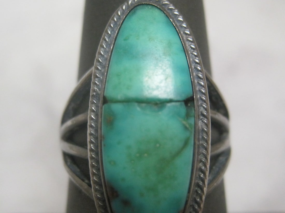 Sterling Silver Turquoise Ring - 2
