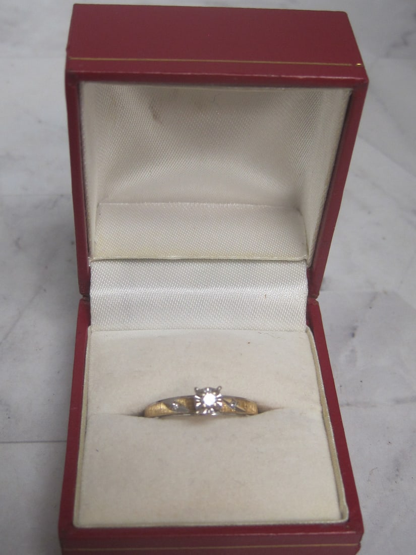 14k Gold Diamond Ring (1 of 6)