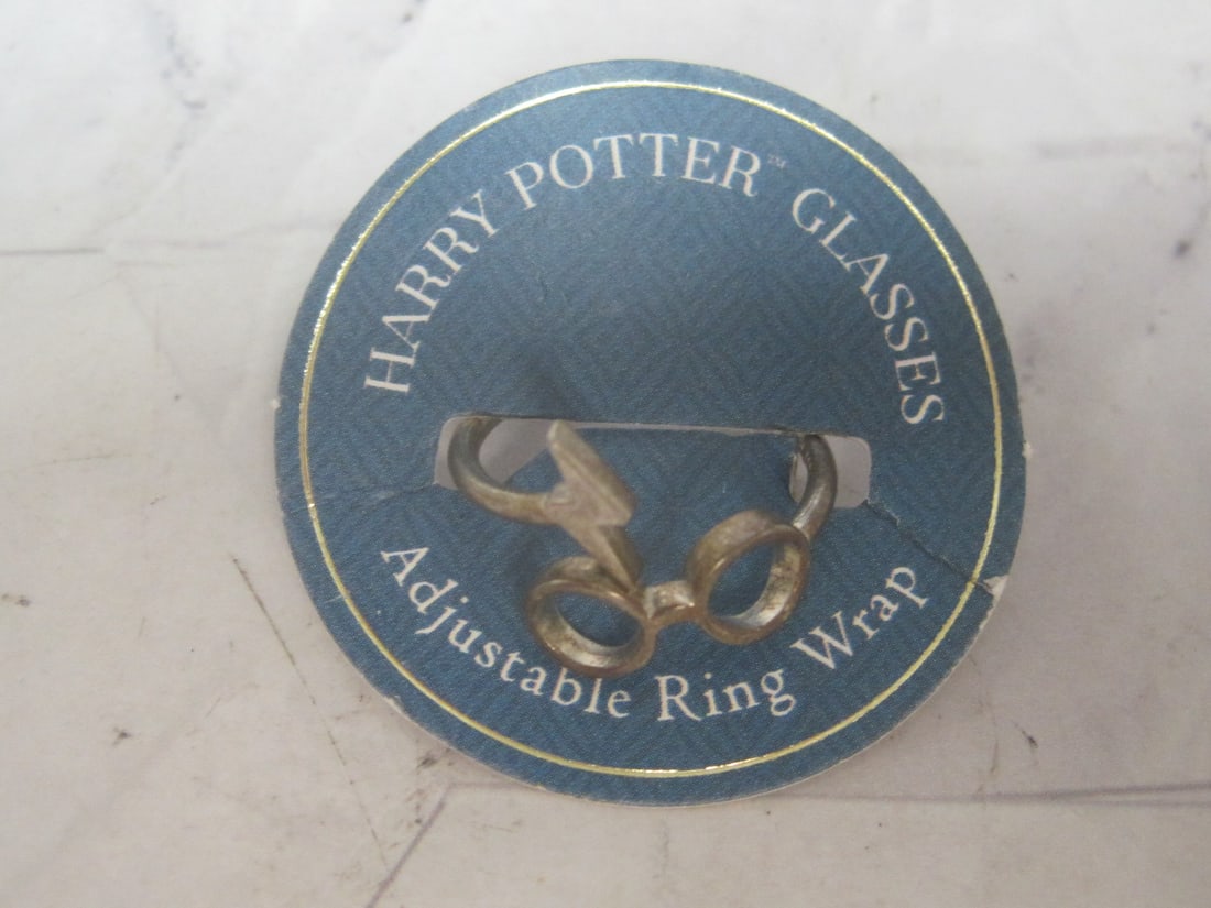 Sterling Silver Harry Potter Glasses: Adjustable wrap ring