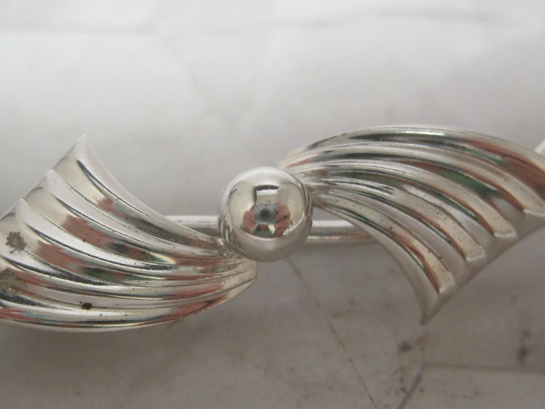 Vintage Sterling Silver Brooch - 2