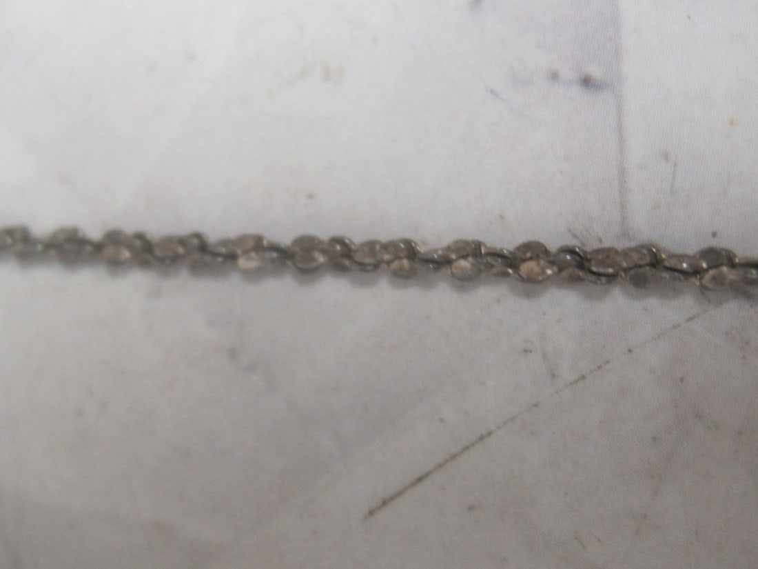 24" Sterling Silver Rope Chain with Puffed Heart Pendant - 2