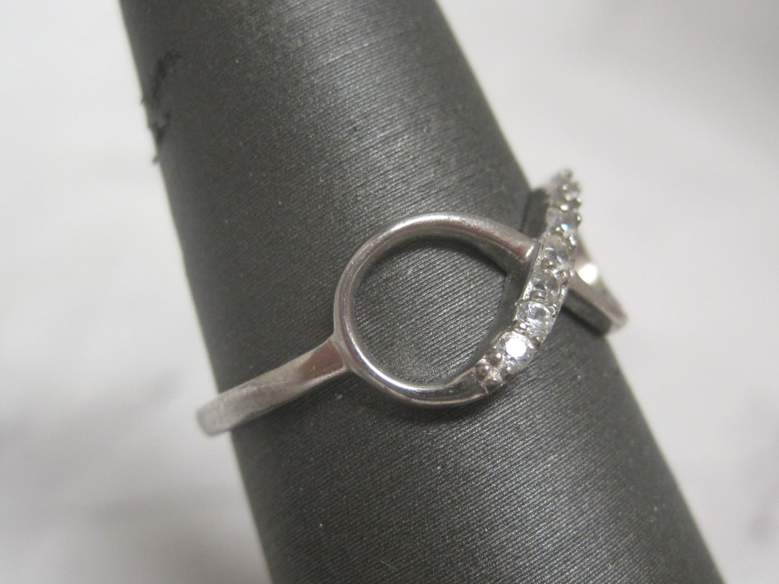 Sterling Silver CZ Infinity Promise Ring - 3
