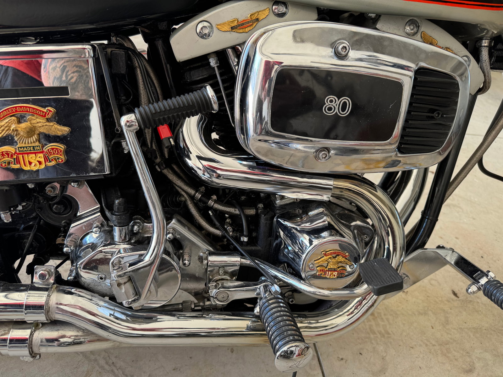 1979 Harley-Davidson FXS Low Rider Motorcycle - 25K Miles, Original 80CI V-Twin - 4