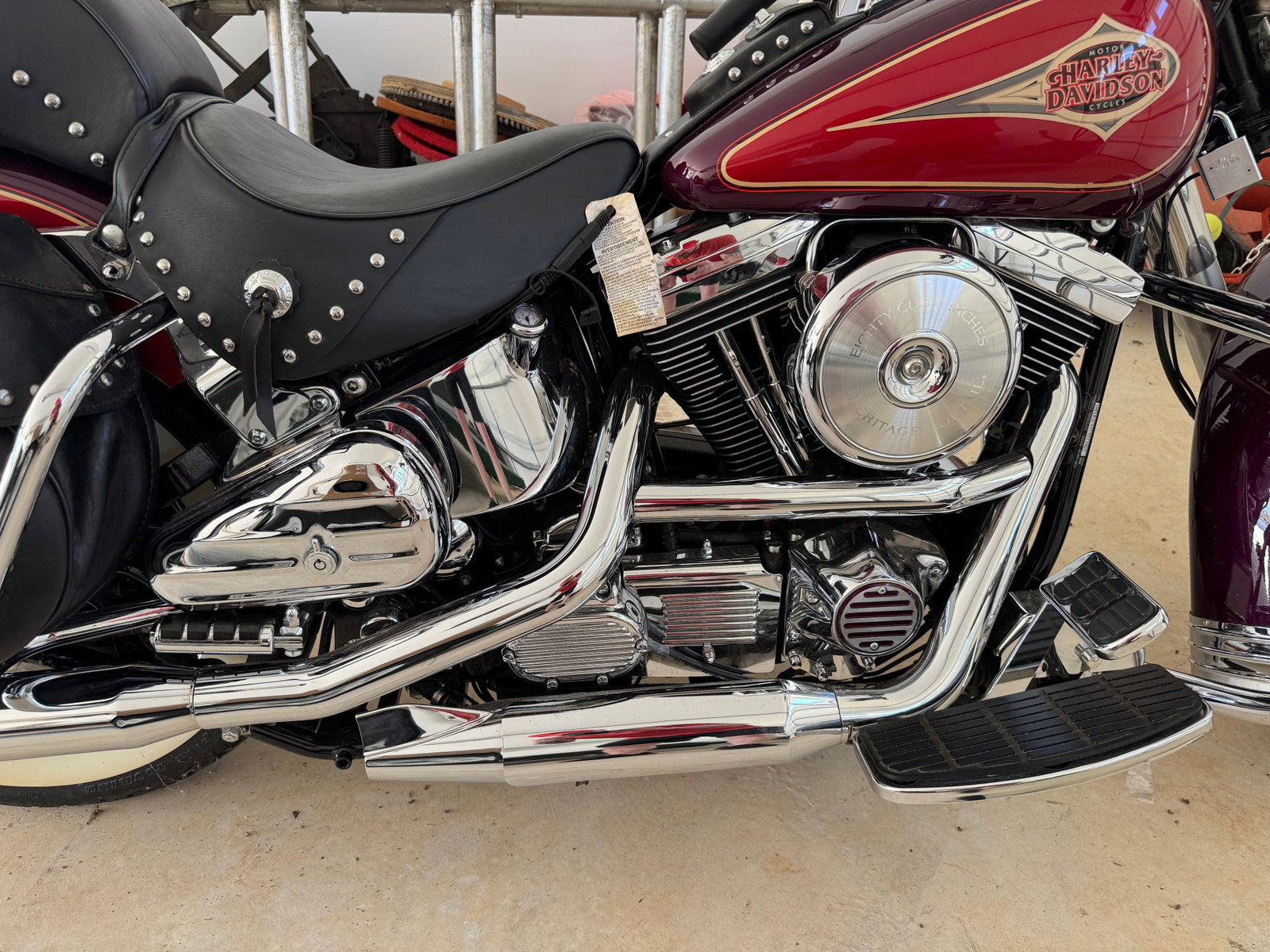 1996 Harley-Davidson Heritage Softail Classic FLSTC Motorcycle – 18K Miles - 3