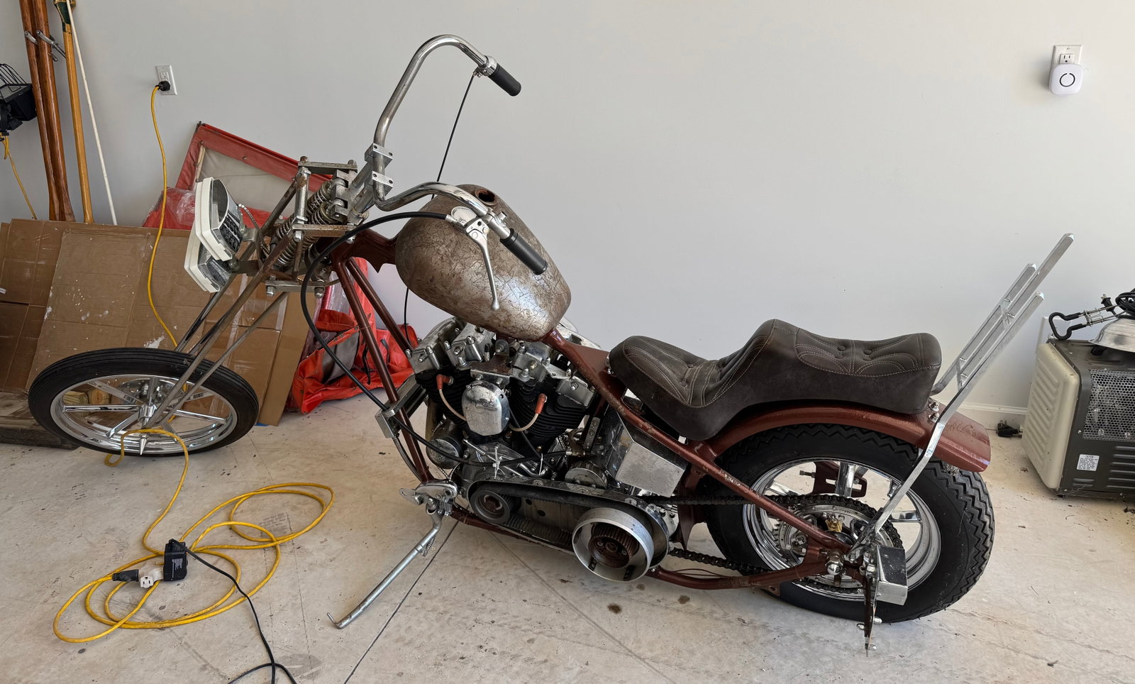 1954 Harley-Davidson Panhead/Shovelhead Chopper Project – Stroker Motor & Parts! (1 of 20)