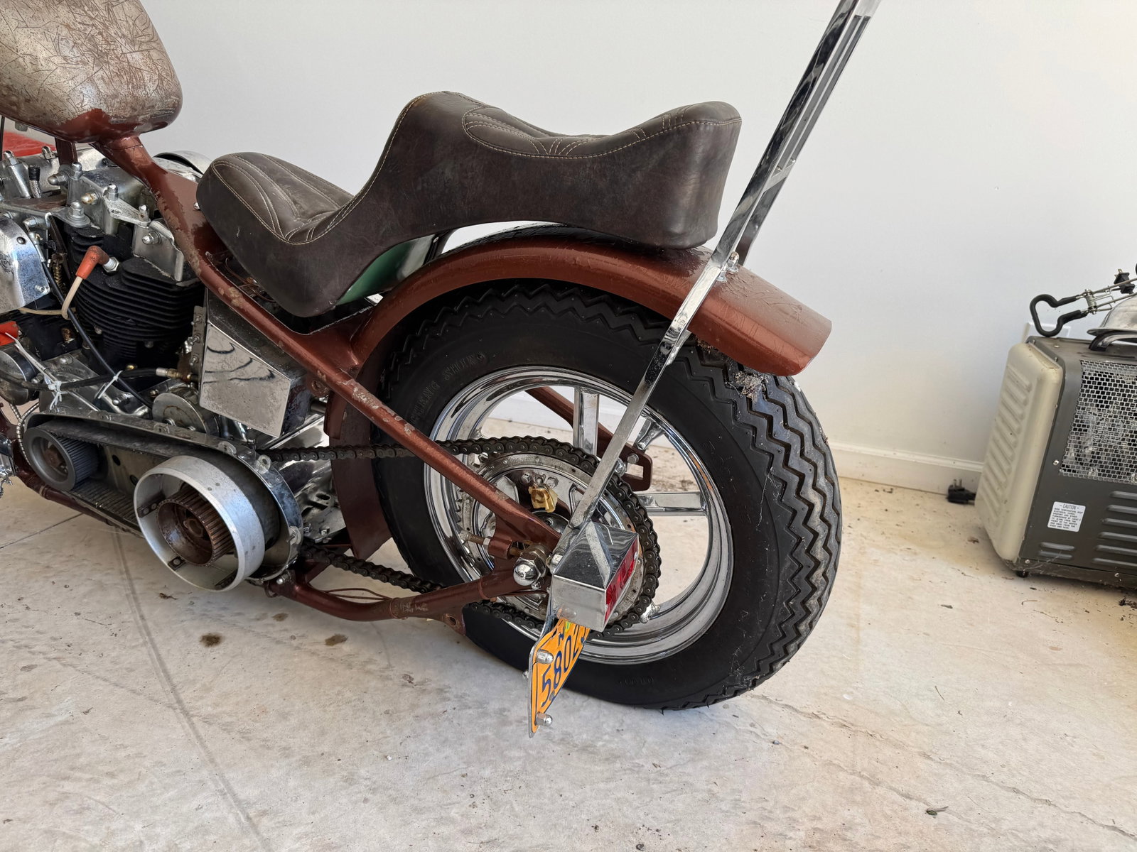 1954 Harley-Davidson Panhead/Shovelhead Chopper Project – Stroker Motor & Parts! - 3