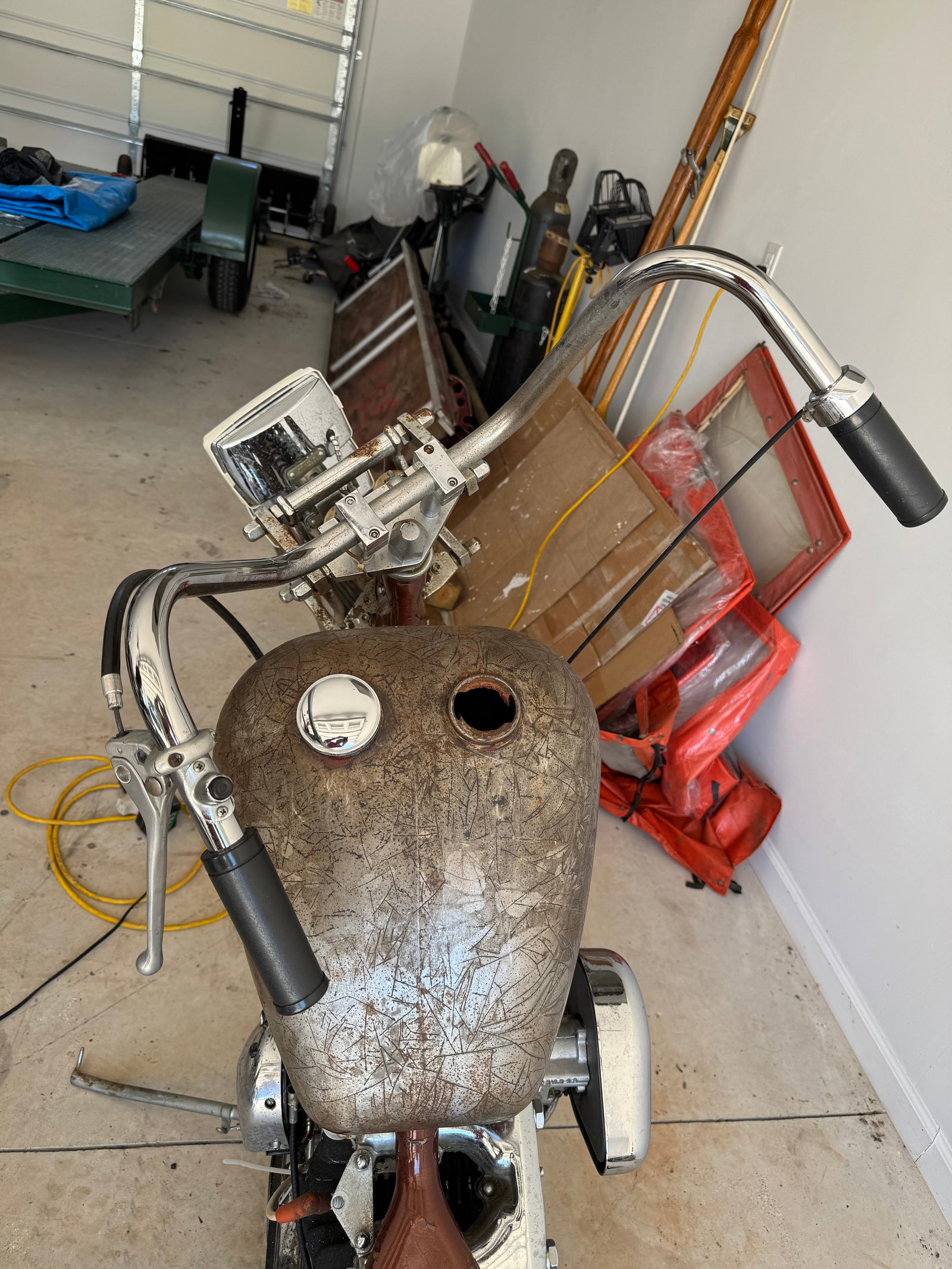 1954 Harley-Davidson Panhead/Shovelhead Chopper Project – Stroker Motor & Parts! - 5