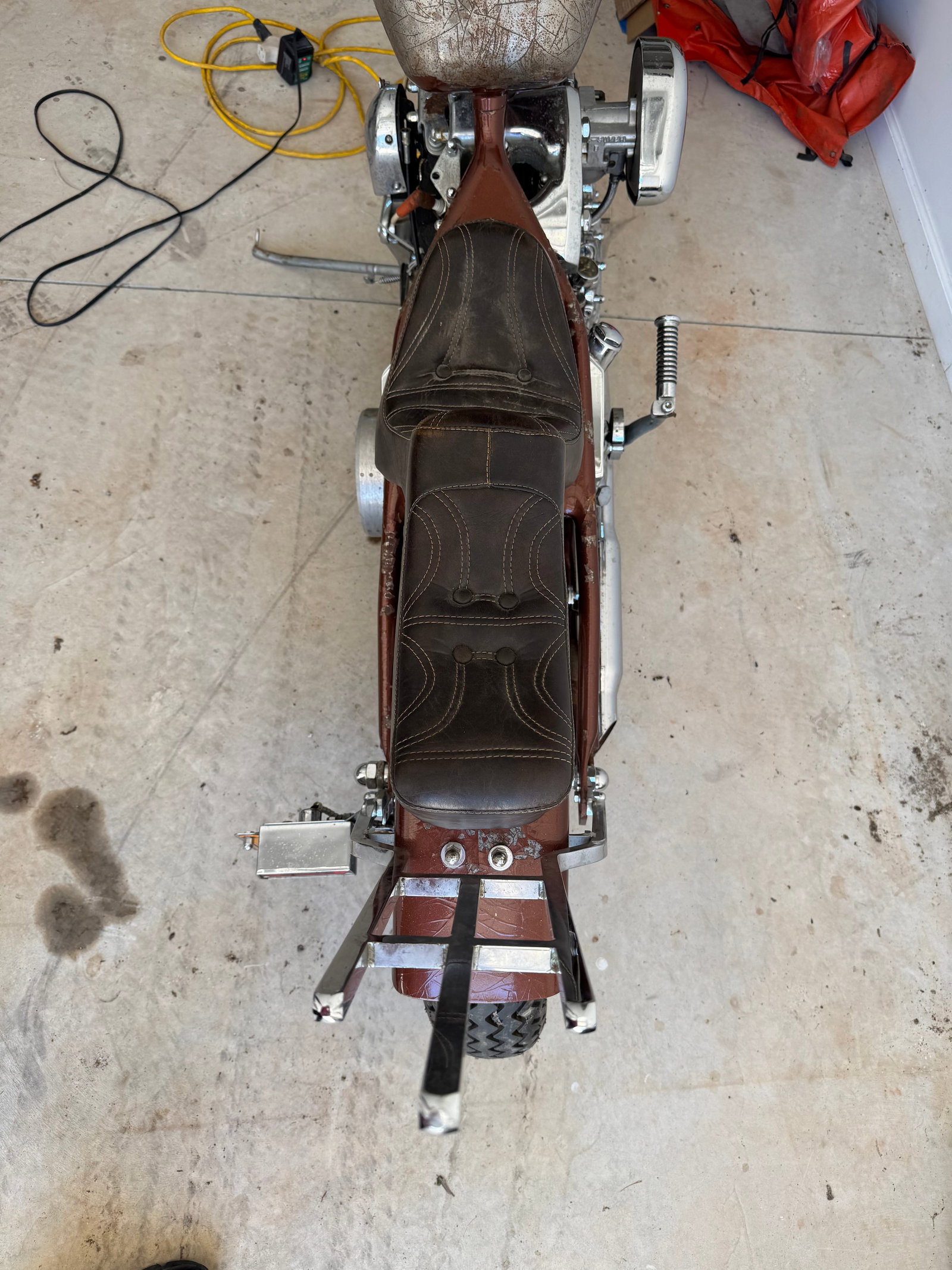 1954 Harley-Davidson Panhead/Shovelhead Chopper Project – Stroker Motor & Parts! - 6