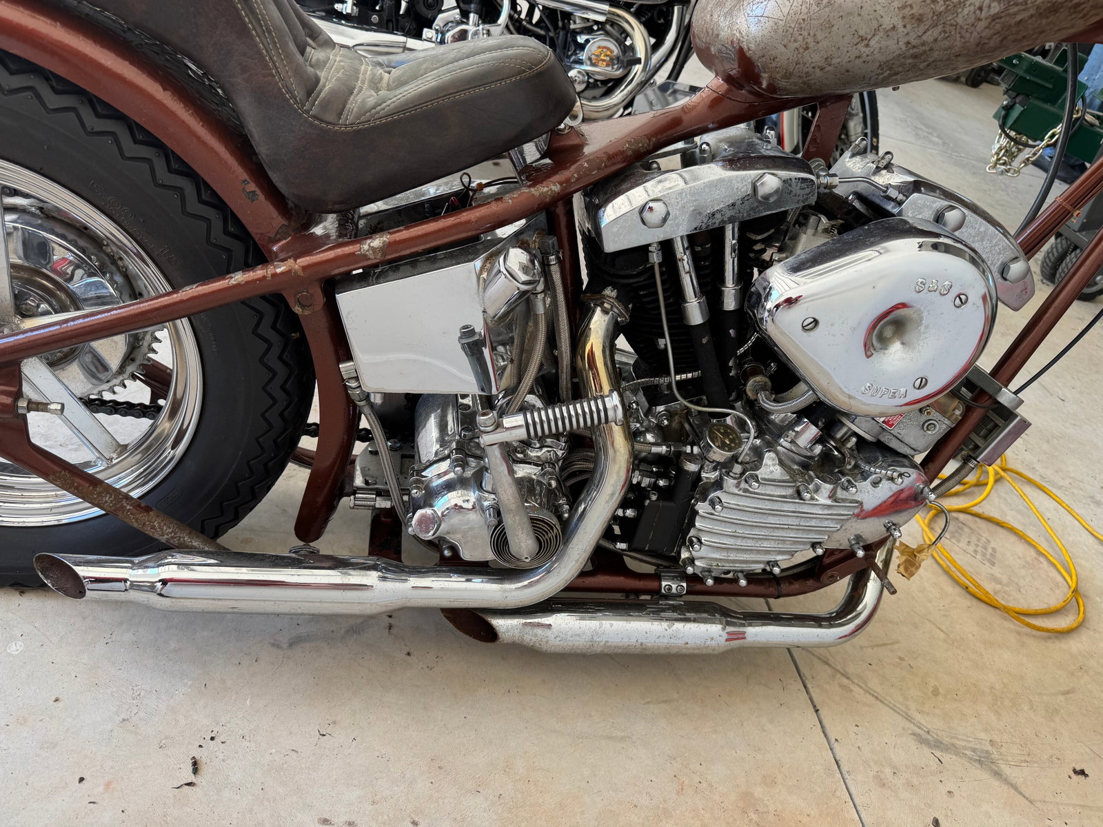1954 Harley-Davidson Panhead/Shovelhead Chopper Project – Stroker Motor & Parts! - 8