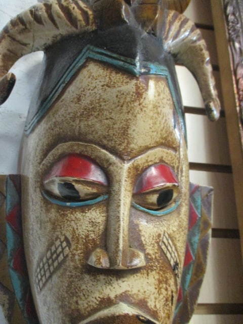 African Guro Handcarved Wood Tribal Mask - 3