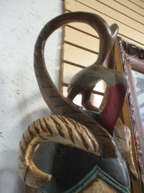 African Guro Handcarved Wood Tribal Mask - 4
