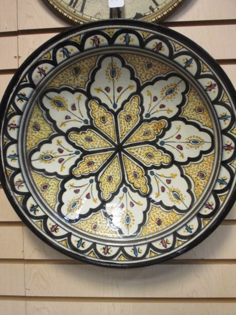 Safi Earthenware Decorative Bowl - Signed (1 of 3)
