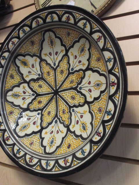 Safi Earthenware Decorative Bowl - Signed - 2