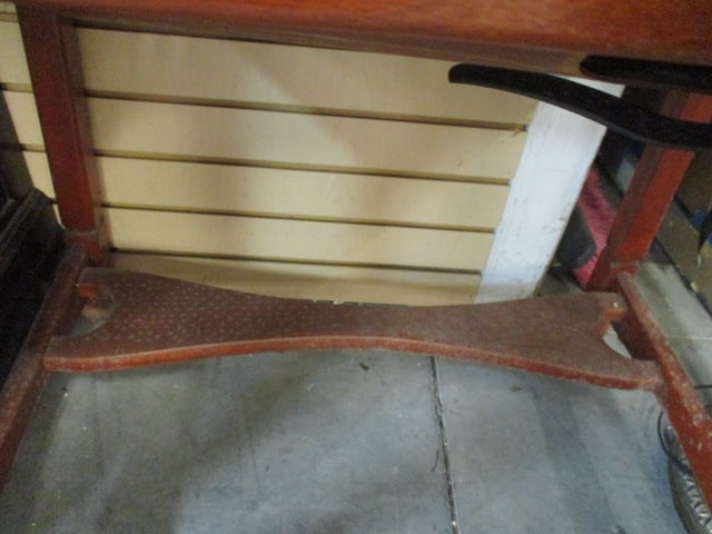 Vintage Kenmore E-6354 Sewing Machine in Flip-Top Wood Cabinet - 11