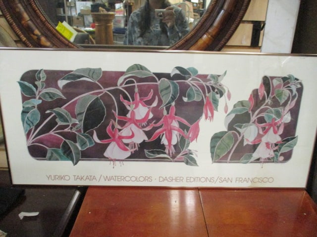 Framed Yuril Takata's "Watercolors" San Francisco Art Poster Print (1 of 7)