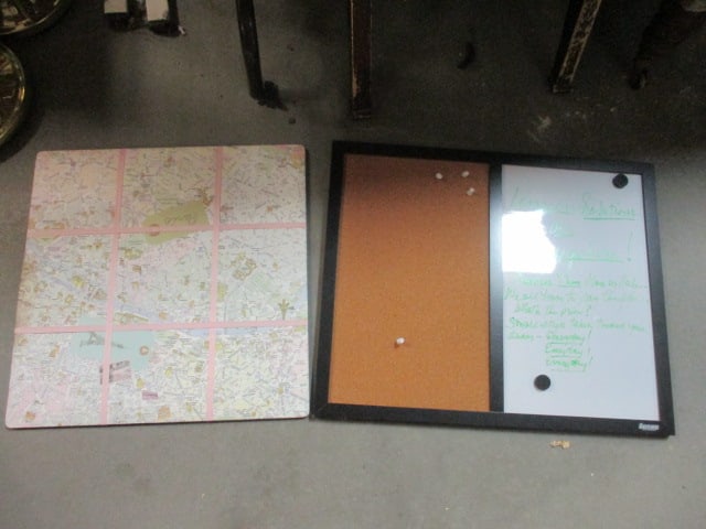 The Board Dudes Divided Bulletin/Dry Erase Board and "Paris Map" (1 of 5)