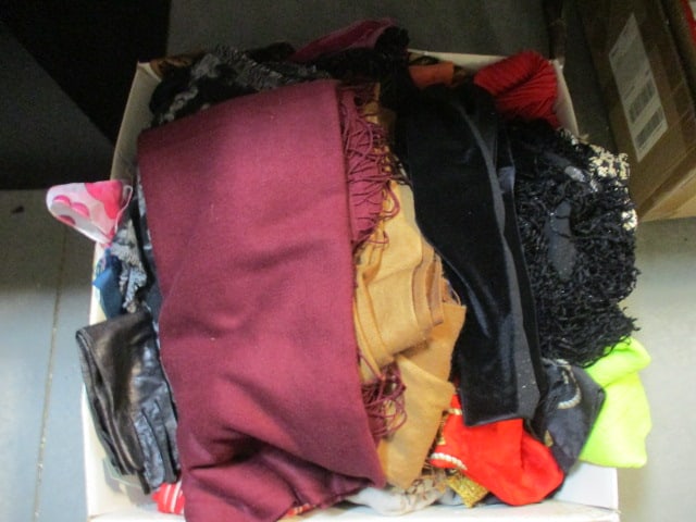 Large Lot of Vintage Women's Scarves - Silk, Wool, Nylon, etc. (1 of 5)
