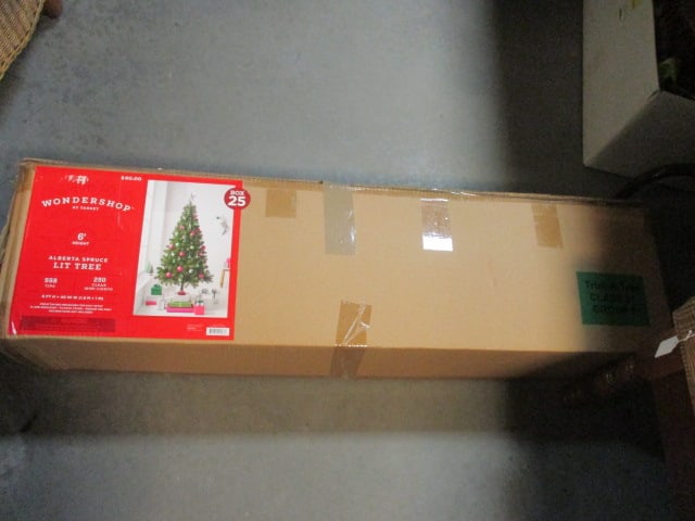 Target Wondershop 6' Alberta Spruce Lit Tree in Original Box (1 of 3)