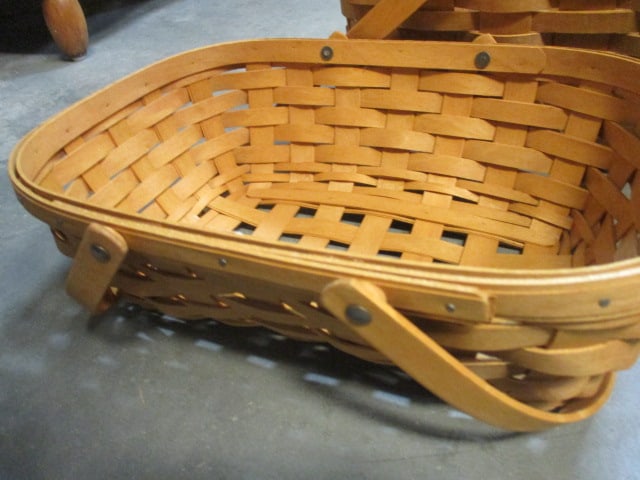 2 Longaberger 2-Handle Baskets - Signed and Dated - 2