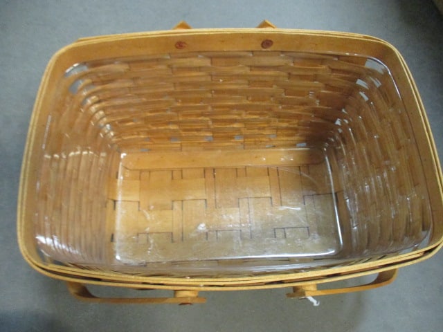 2 Longaberger 2-Handle Baskets - Signed and Dated - 5