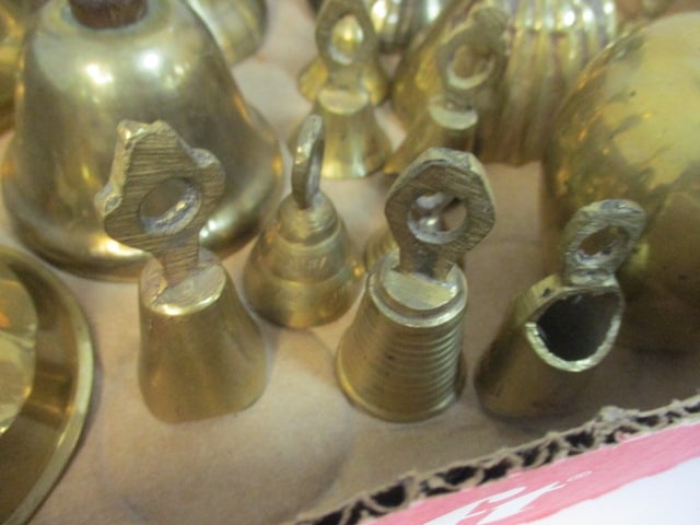 Grouping of Vintage Brass Bells - All Sizes - 2