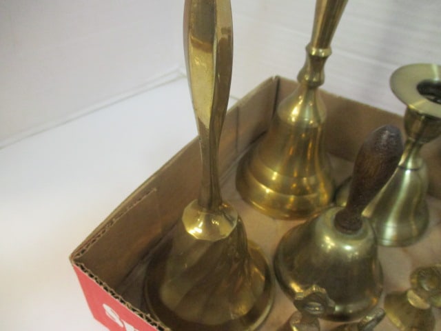 Grouping of Vintage Brass Bells - All Sizes - 7