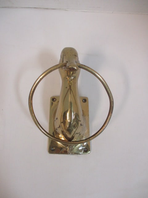 Vintage Brass Duck Door Knocker (1 of 3)