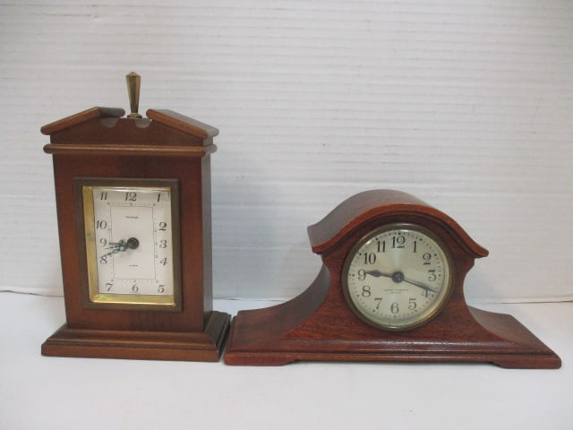 Vintage Seth Thomas Miniature "Birthday" Clock and Vantage (West Germany) (1 of 9)