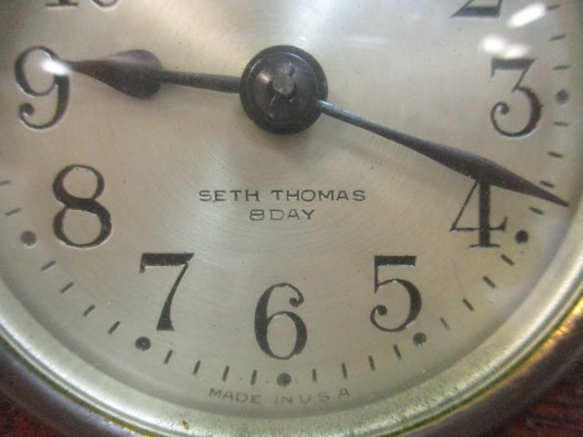 Vintage Seth Thomas Miniature "Birthday" Clock and Vantage (West Germany) - 3